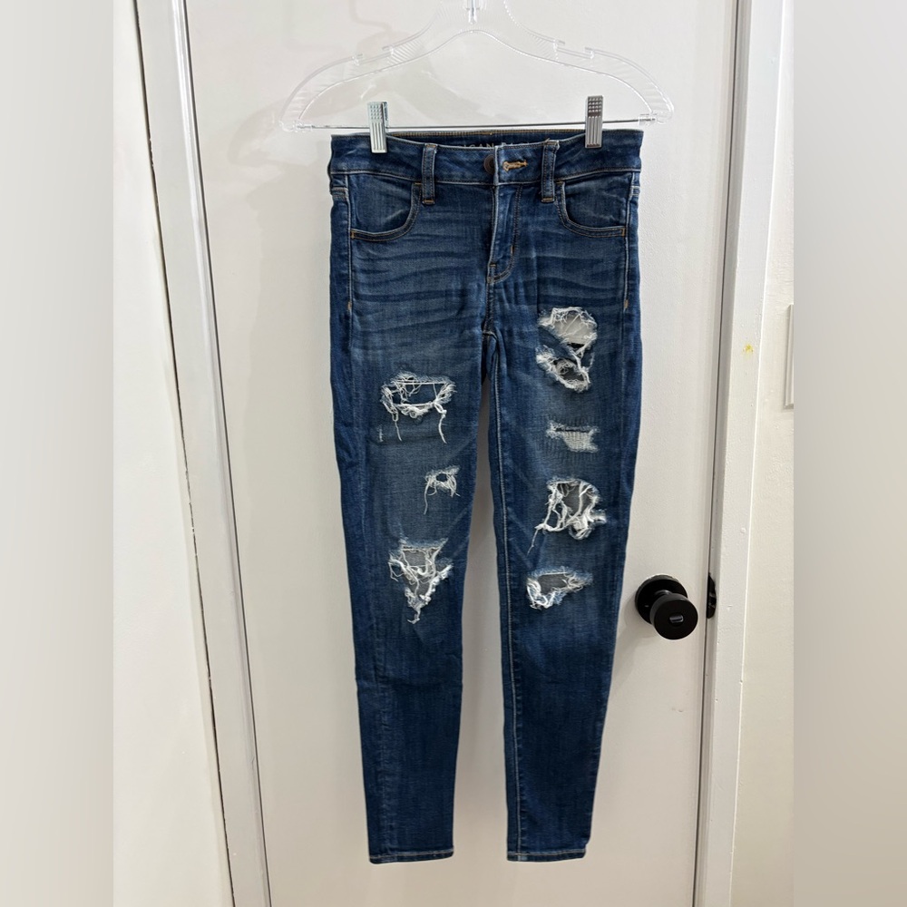 American Eagle Outfitters Ripped Skinny Jeans